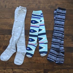American Eagle lot of 3 pairs of boot socks